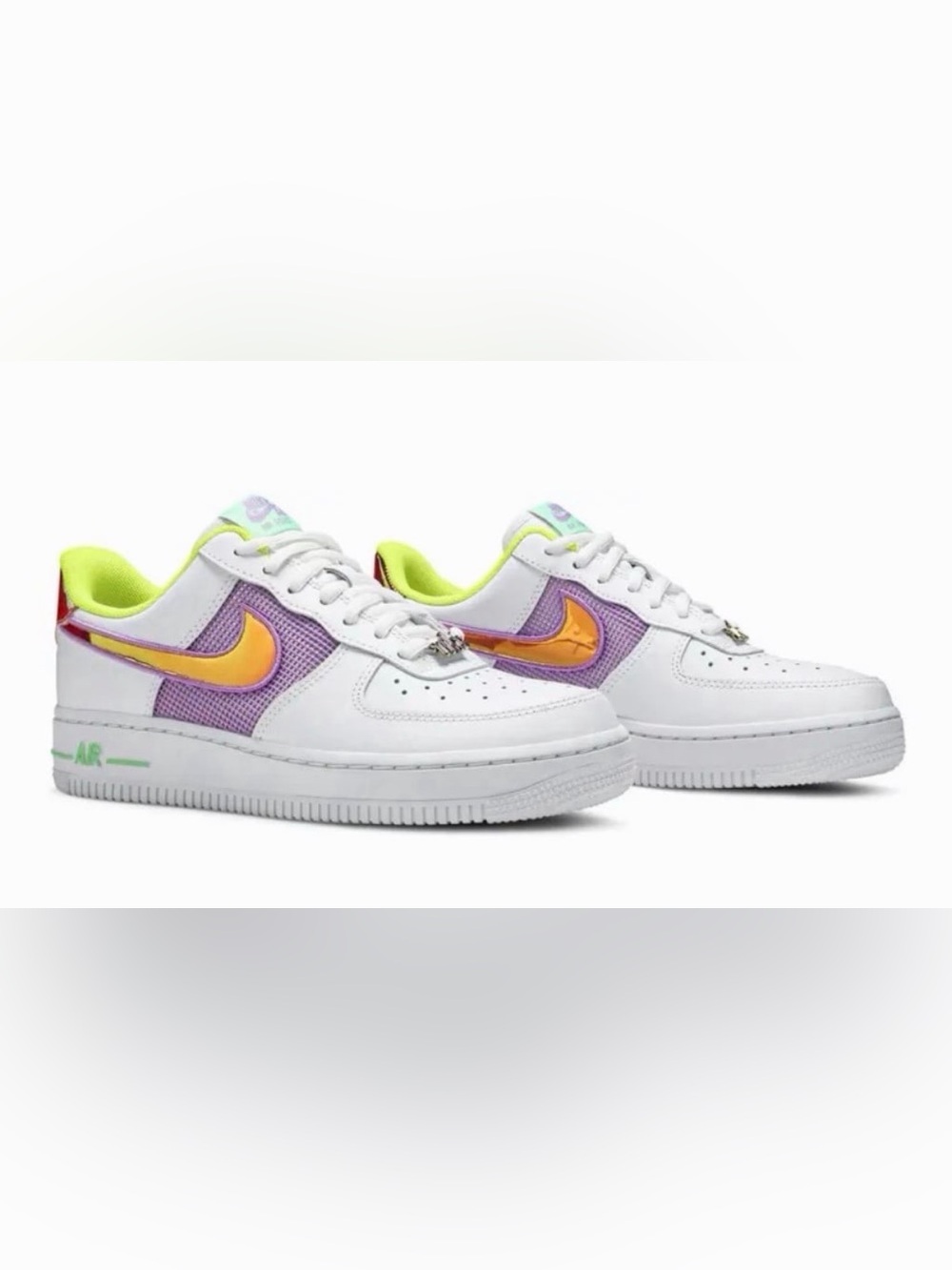Nike Air Force 1 Low 'Easter' Sneakers #CW5592-100 Womens Size 9 - 2020”